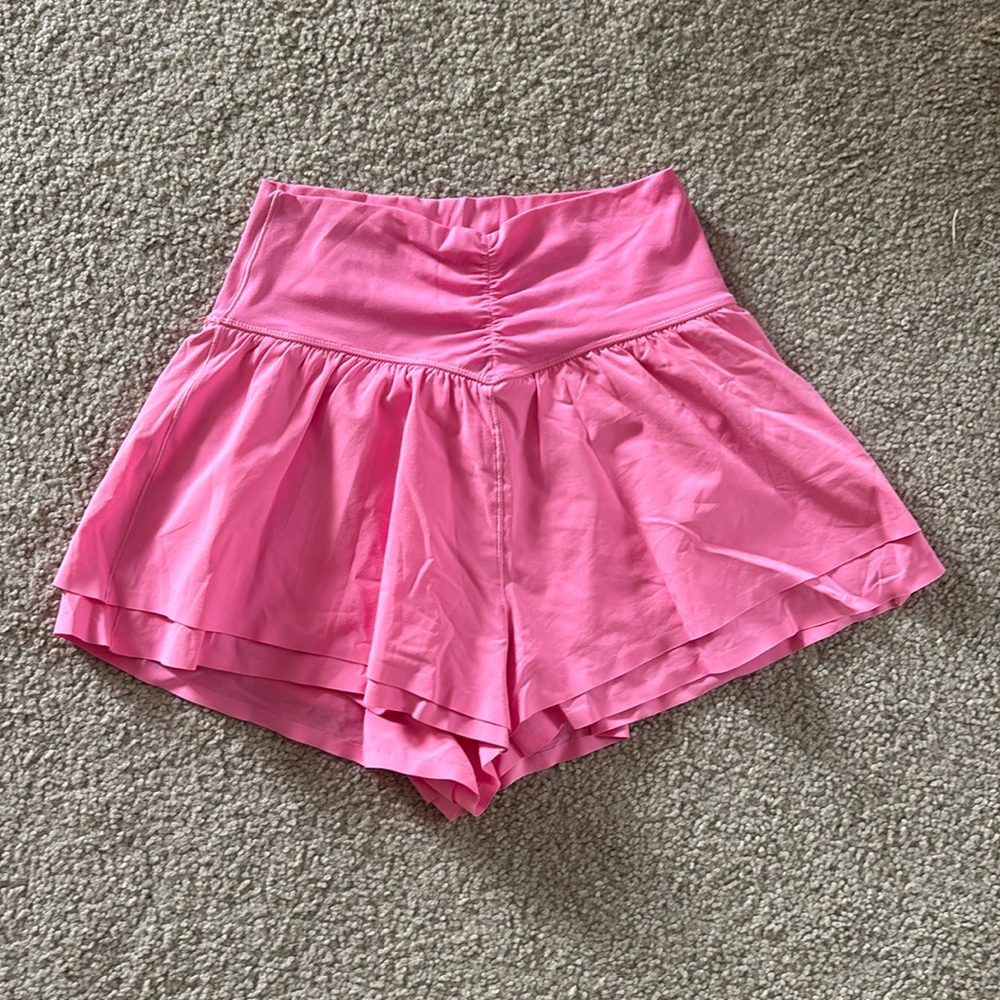 Pink OFFLINE by Aerie butterfly shorts